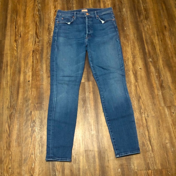 Mother The Super Stunner Ankle Jeans Women's 30 in Double Vision Designer Denim - Picture 1 of 8